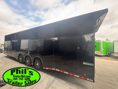 New CONTINENTAL CARGO NEW 85X34 ENCLOSED CAR RACE TRAILER BATHROOM CAR HAULER Car / Racing Trailer