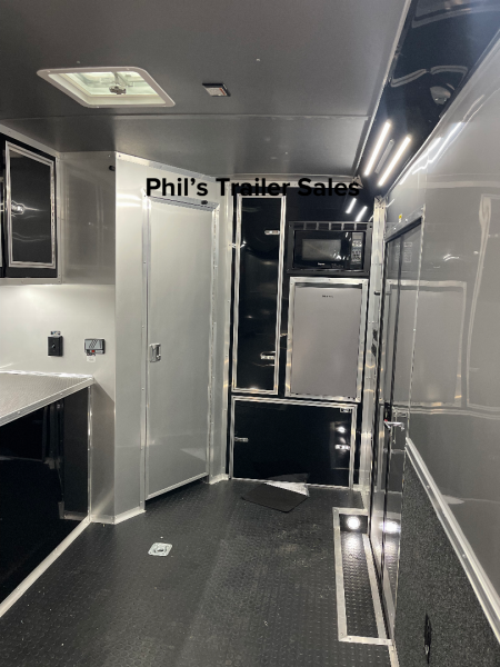 New CONTINENTAL CARGO NEW 85X34 ENCLOSED CAR RACE TRAILER BATHROOM CAR HAULER Car / Racing Trailer