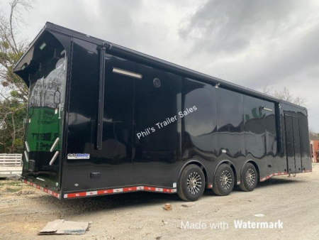 New CONTINENTAL CARGO NEW 85X34 ENCLOSED CAR RACE TRAILER BATHROOM CAR HAULER Car / Racing Trailer
