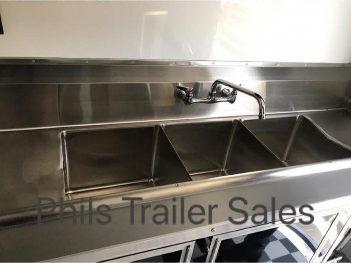 New Porch Trailer 8 5 x 22  Concession Trailer  Loaded out BBQ Trailer