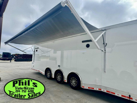 New CONTINENTAL CARGO NEW 85X34 ENCLOSED CAR RACE TRAILER BATHROOM CAR HAULER CARGO TRAILER Car / Racing Trailer