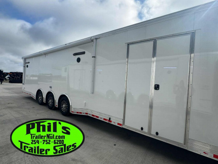New CONTINENTAL CARGO NEW 85X34 ENCLOSED CAR RACE TRAILER BATHROOM CAR HAULER CARGO TRAILER Car / Racing Trailer