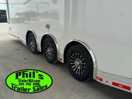 New CONTINENTAL CARGO NEW 85X34 ENCLOSED CAR RACE TRAILER BATHROOM CAR HAULER CARGO TRAILER Car / Racing Trailer
