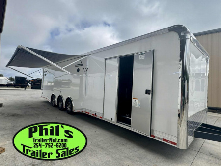 New CONTINENTAL CARGO NEW 85X34 ENCLOSED CAR RACE TRAILER BATHROOM CAR HAULER CARGO TRAILER Car / Racing Trailer