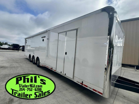 New CONTINENTAL CARGO NEW 85X34 ENCLOSED CAR RACE TRAILER BATHROOM CAR HAULER CARGO TRAILER Car / Racing Trailer