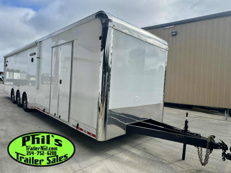 New CONTINENTAL CARGO NEW 85X34 ENCLOSED CAR RACE TRAILER BATHROOM CAR HAULER CARGO TRAILER Car / Racing Trailer