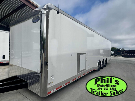 New CONTINENTAL CARGO NEW 85X34 ENCLOSED CAR RACE TRAILER BATHROOM CAR HAULER CARGO TRAILER Car / Racing Trailer