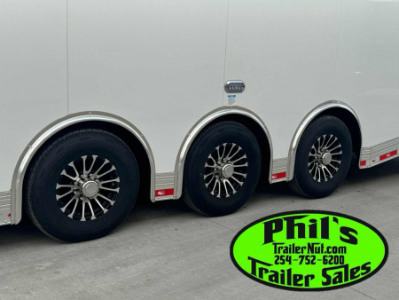 New CONTINENTAL CARGO NEW 85X34 ENCLOSED CAR RACE TRAILER BATHROOM CAR HAULER CARGO TRAILER Car / Racing Trailer