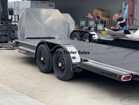 New 102 Ironworks 20' ELIMINATOR OPEN CAR HAULER TILT STEEL DECK Tilt Trailer