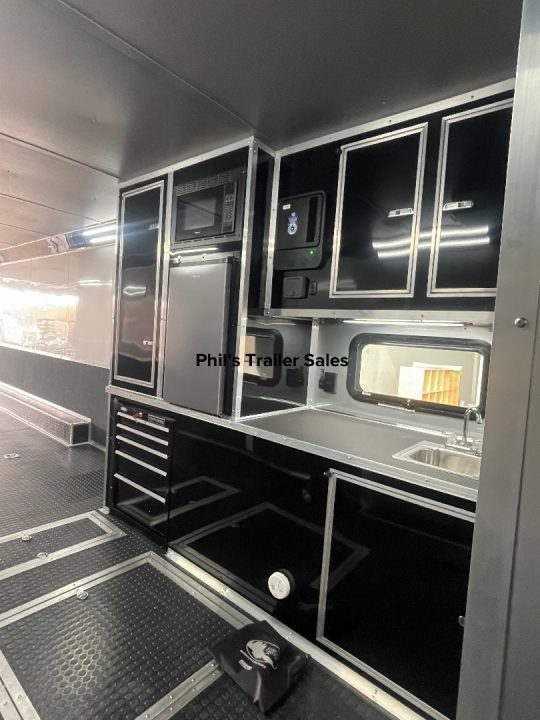 New Continental Cargo NEW 85X44 ENCLOSED CAR RACE TRAILER BATHROOM CAR HAULER Car / Racing Trailer