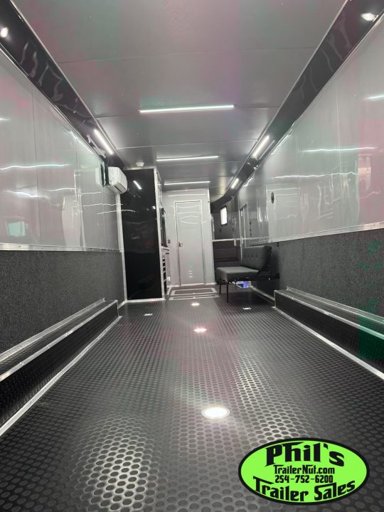 New Continental Cargo NEW 85X44 ENCLOSED CAR RACE TRAILER BATHROOM CAR HAULER Car / Racing Trailer
