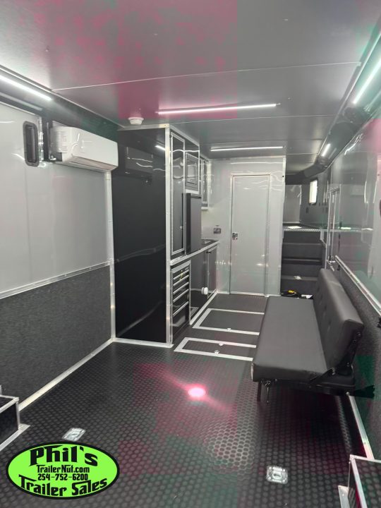 New Continental Cargo NEW 85X44 ENCLOSED CAR RACE TRAILER BATHROOM CAR HAULER Car / Racing Trailer
