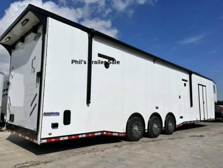 New Continental Cargo NEW 85X44 ENCLOSED CAR RACE TRAILER BATHROOM CAR HAULER Car / Racing Trailer