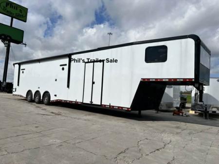 New Continental Cargo NEW 85X44 ENCLOSED CAR RACE TRAILER BATHROOM CAR HAULER Car / Racing Trailer
