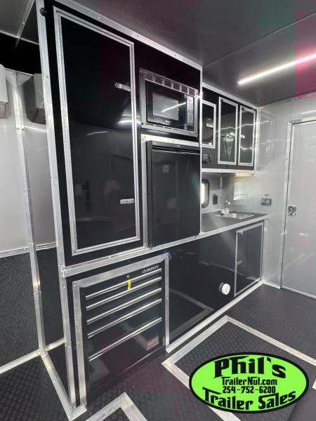 New Continental Cargo NEW 85X44 ENCLOSED CAR RACE TRAILER BATHROOM CAR HAULER Car / Racing Trailer