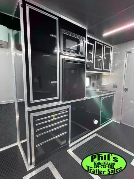 New Continental Cargo NEW 85X44 ENCLOSED CAR RACE TRAILER BATHROOM CAR HAULER Car / Racing Trailer