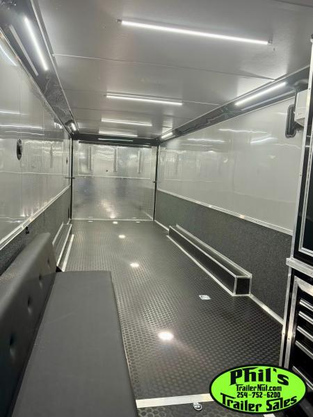 New Continental Cargo NEW 85X44 ENCLOSED CAR RACE TRAILER BATHROOM CAR HAULER Car / Racing Trailer