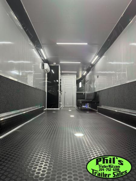 New Continental Cargo NEW 85X44 ENCLOSED CAR RACE TRAILER BATHROOM CAR HAULER Car / Racing Trailer