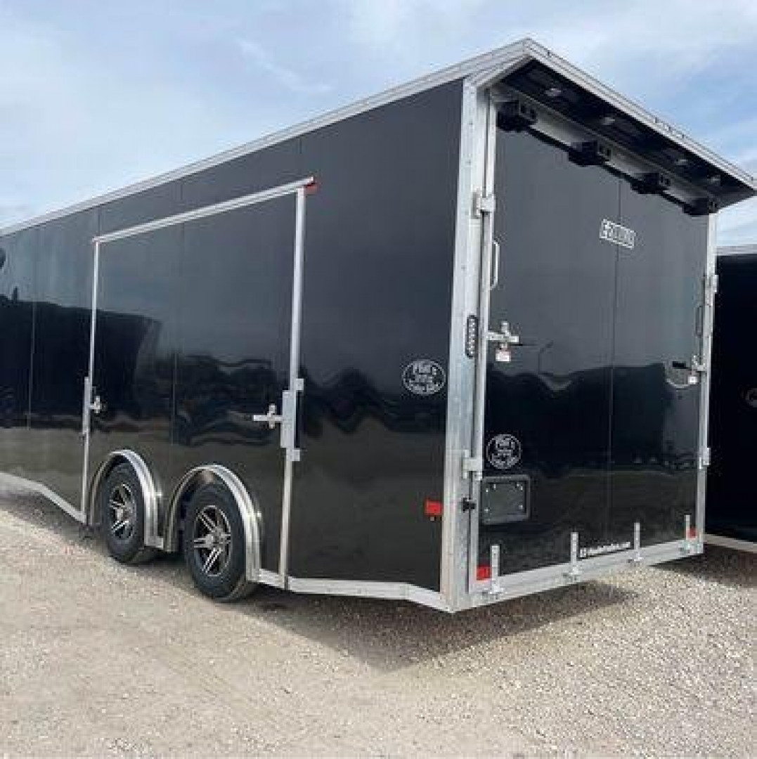 New RED TAG SALE!! 2024 E-Z Hauler 20' ALL ALUMINUM CAR HAULER LARGE ESCAPE DOOR FINISHED OUT Car / Racing Trailer .080 SCREWLESS EXTERIOR