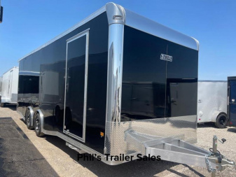 New RED TAG SALE!! 2024 E-Z Hauler 20' ALL ALUMINUM CAR HAULER LARGE ESCAPE DOOR FINISHED OUT Car / Racing Trailer .080 SCREWLESS EXTERIOR