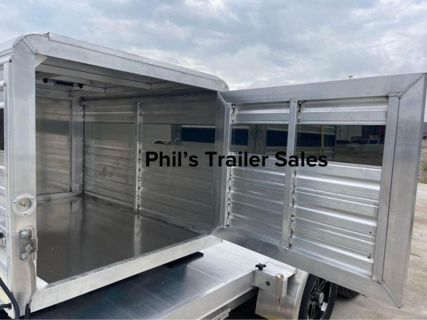 New Frontier Trailers 4 x6 Frontier Truck Boxes Stock / Stock Combo Trailer