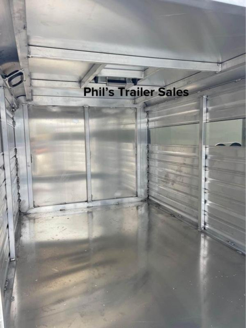 New Frontier Trailers 4 x6 Frontier Truck Boxes Stock / Stock Combo Trailer