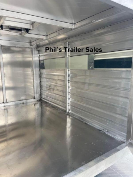 New Frontier Trailers 4 x6 Frontier Truck Boxes Stock / Stock Combo Trailer