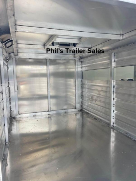 New Frontier Trailers 4 x6 Frontier Truck Boxes Stock / Stock Combo Trailer
