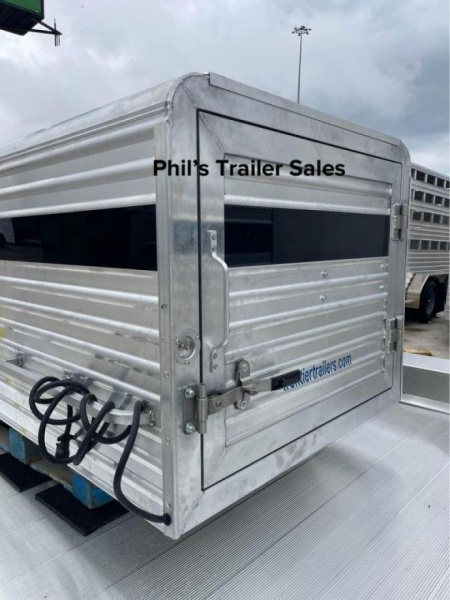 New Frontier Trailers 4 x6 Frontier Truck Boxes Stock / Stock Combo Trailer
