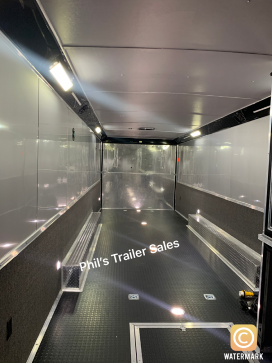 New CONTINENTAL CARGO NEW 85X34 ENCLOSED CAR RACE TRAILER BATHROOM CAR HAULER CARGO TRAILER Car / Racing Trailer