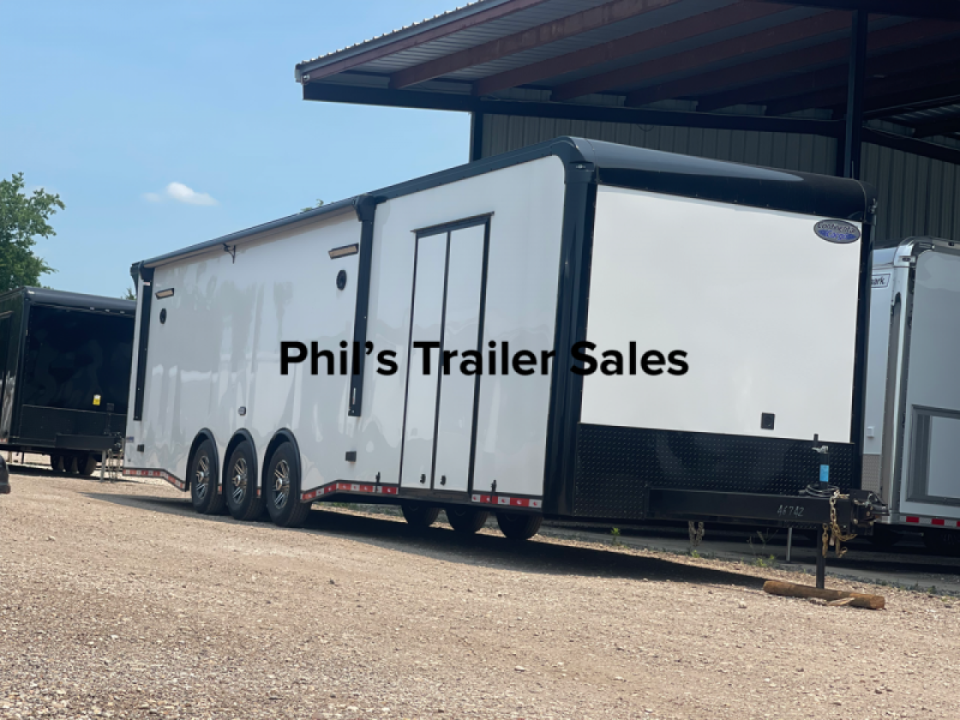 New CONTINENTAL CARGO NEW 85X34 ENCLOSED CAR RACE TRAILER BATHROOM CAR HAULER CARGO TRAILER Car / Racing Trailer
