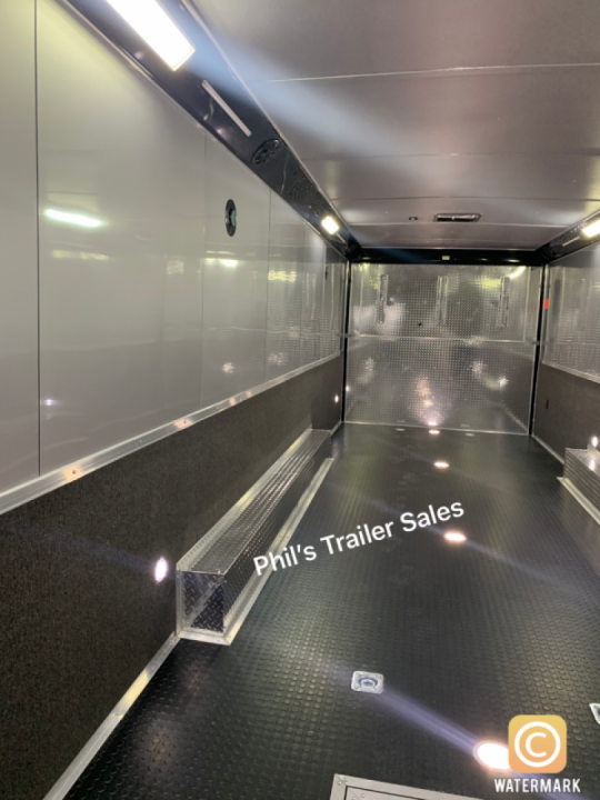 New CONTINENTAL CARGO NEW 85X34 ENCLOSED CAR RACE TRAILER BATHROOM CAR HAULER CARGO TRAILER Car / Racing Trailer