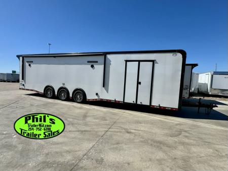 New CONTINENTAL CARGO NEW 85X34 ENCLOSED CAR RACE TRAILER BATHROOM CAR HAULER CARGO TRAILER Car / Racing Trailer