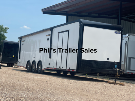 New CONTINENTAL CARGO NEW 85X34 ENCLOSED CAR RACE TRAILER BATHROOM CAR HAULER CARGO TRAILER Car / Racing Trailer
