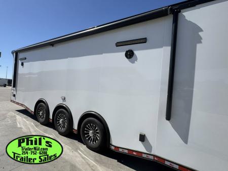 New CONTINENTAL CARGO NEW 85X34 ENCLOSED CAR RACE TRAILER BATHROOM CAR HAULER CARGO TRAILER Car / Racing Trailer