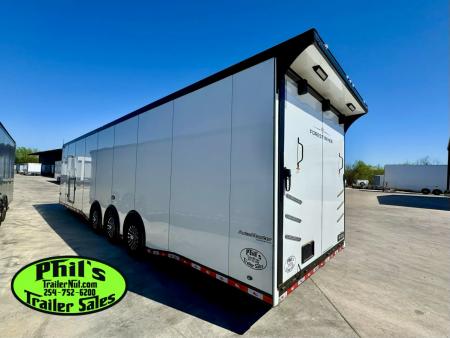 New CONTINENTAL CARGO NEW 85X34 ENCLOSED CAR RACE TRAILER BATHROOM CAR HAULER CARGO TRAILER Car / Racing Trailer