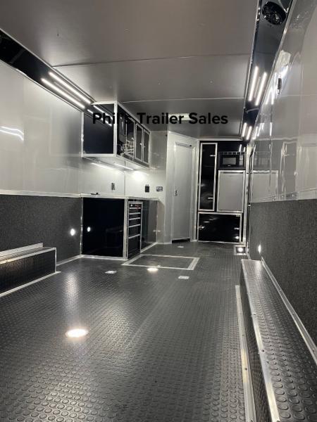 New CONTINENTAL CARGO NEW 85X34 ENCLOSED CAR RACE TRAILER BATHROOM CAR HAULER CARGO TRAILER Car / Racing Trailer