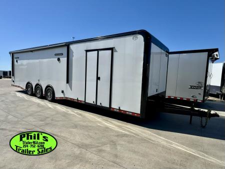 New CONTINENTAL CARGO NEW 85X34 ENCLOSED CAR RACE TRAILER BATHROOM CAR HAULER CARGO TRAILER Car / Racing Trailer