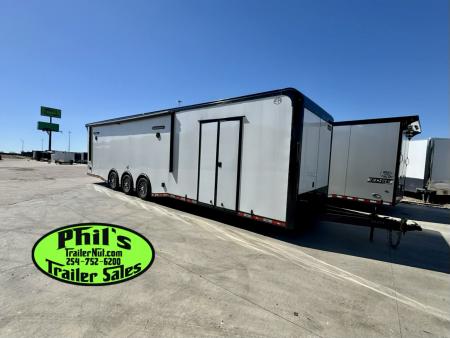 New CONTINENTAL CARGO NEW 85X34 ENCLOSED CAR RACE TRAILER BATHROOM CAR HAULER CARGO TRAILER Car / Racing Trailer