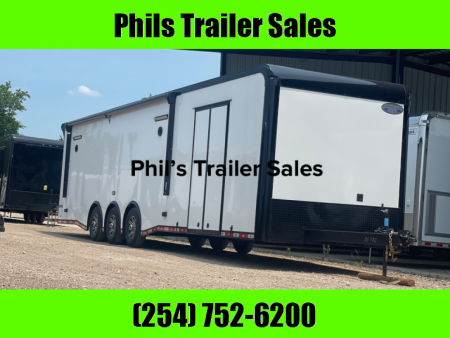 New CONTINENTAL CARGO NEW 85X34 ENCLOSED CAR RACE TRAILER BATHROOM CAR HAULER CARGO TRAILER Car / Racing Trailer