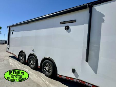 New CONTINENTAL CARGO NEW 85X34 ENCLOSED CAR RACE TRAILER BATHROOM CAR HAULER CARGO TRAILER Car / Racing Trailer
