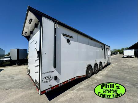 New CONTINENTAL CARGO NEW 85X34 ENCLOSED CAR RACE TRAILER BATHROOM CAR HAULER CARGO TRAILER Car / Racing Trailer