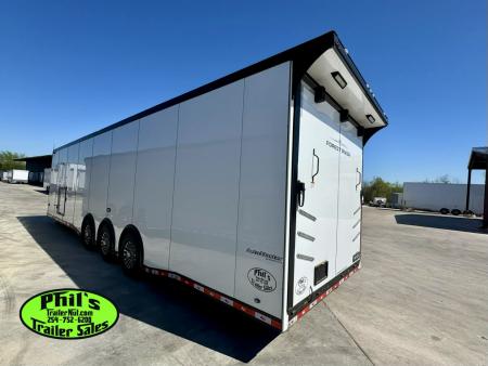 New CONTINENTAL CARGO NEW 85X34 ENCLOSED CAR RACE TRAILER BATHROOM CAR HAULER CARGO TRAILER Car / Racing Trailer