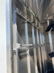 New 2024 Frontier Trailers 2 Horse slant Trailer Aluminum extra ht  Stock / Stock Combo Trailer