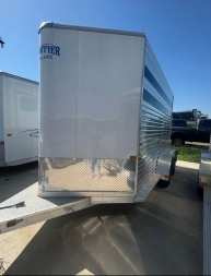 New 2024 Frontier Trailers 2 Horse slant Trailer Aluminum extra ht  Stock / Stock Combo Trailer