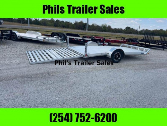 New ALL ALUMINUM 6.5x14 Utv trailer slingshot trailer 7 ft ramp Utility Trailer CLOSE OUT MODEL ONLY 1 AT THIS PRICE!!!