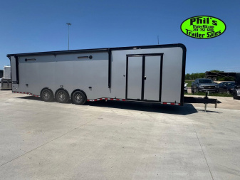 New 2025 HAULMARK NEW 85X32 HAULMARK RACE TRAILER EDGE ENCLOSED TRAILER RACE CAR HAULER ELECTRIC AWNING CARGO TRAILERS Car / Racing Trailer LAST ONE UNDER OLD PRICING AT THIS PRICE! GET IT BEFORE IT'S GONE!