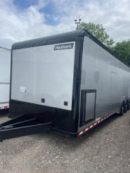 New 2025 HAULMARK NEW 85X32 HAULMARK RACE TRAILER EDGE ENCLOSED TRAILER RACE CAR HAULER ELECTRIC AWNING CARGO TRAILERS Car / Racing Trailer LAST ONE UNDER OLD PRICING AT THIS PRICE! GET IT BEFORE IT'S GONE!
