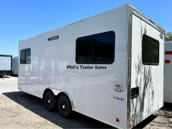 New Continental Cargo 20 OFFICE TRAILER WITH MINI SPLIT JOBSITE TRAILER Office Trailer