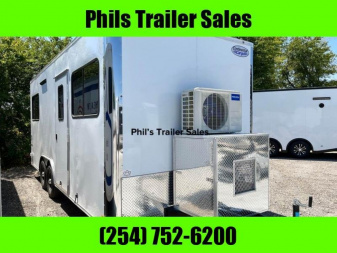 New Continental Cargo 20 OFFICE TRAILER WITH MINI SPLIT JOBSITE TRAILER Office Trailer